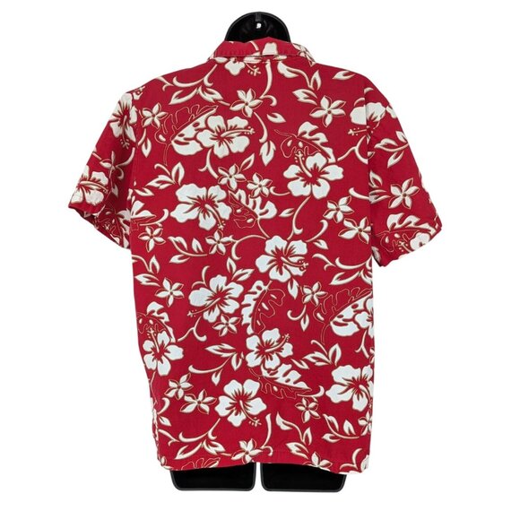 Vintage Hilo Hattie Hawaiian Button Up Shirt Women Size XL USA Hibiscus Tropical - Picture 2 of 9